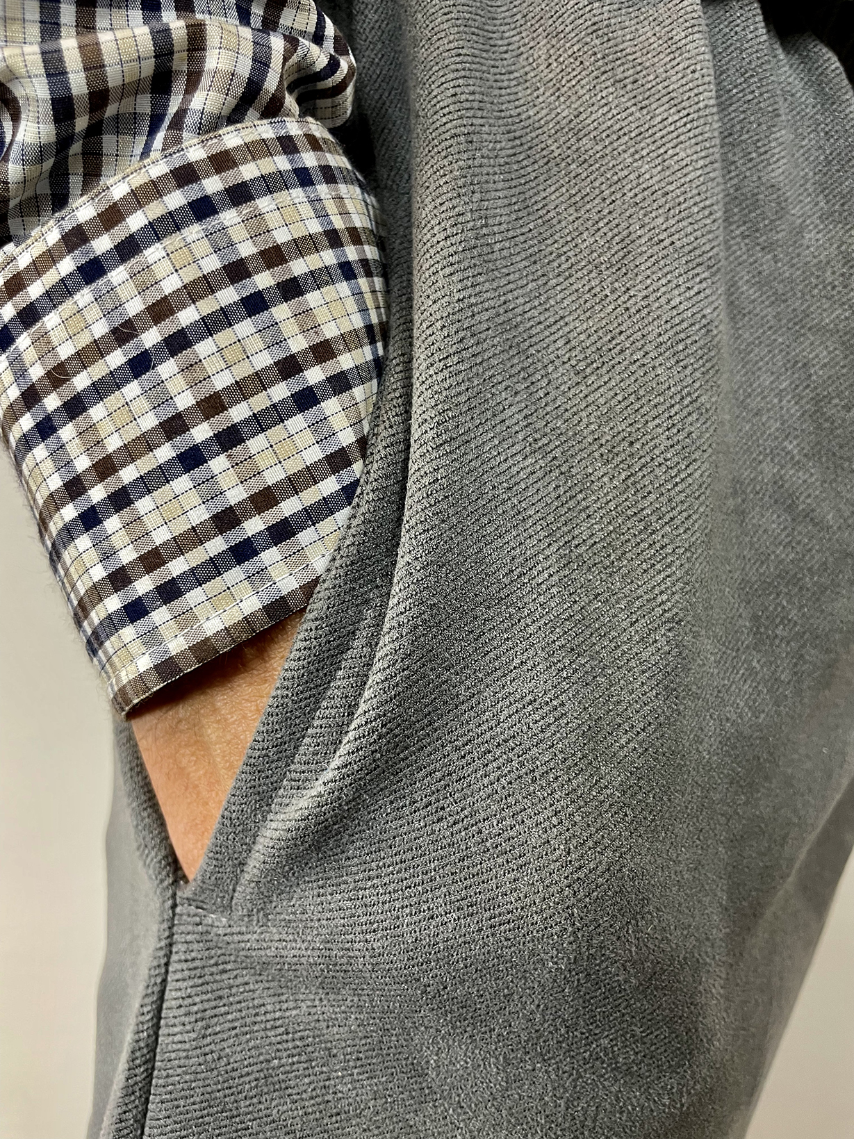 pantalón velloso butxaca