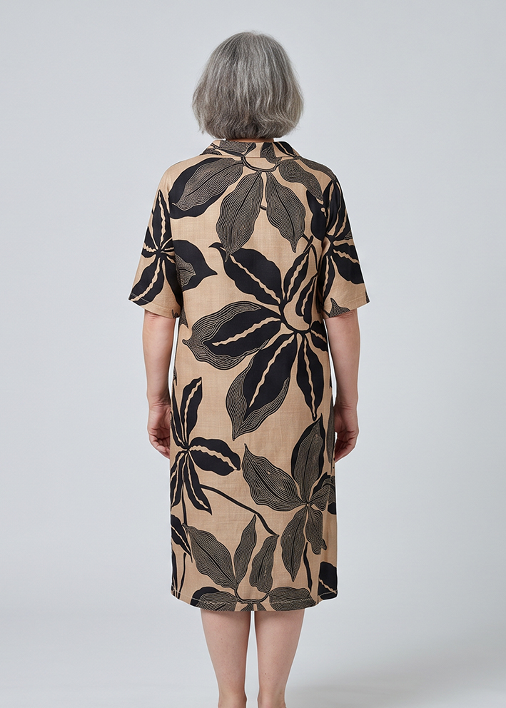 vestit MC negre flors dar